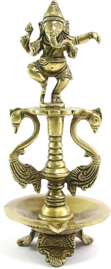 Lord Ganesha Deepak Brass Amazon
