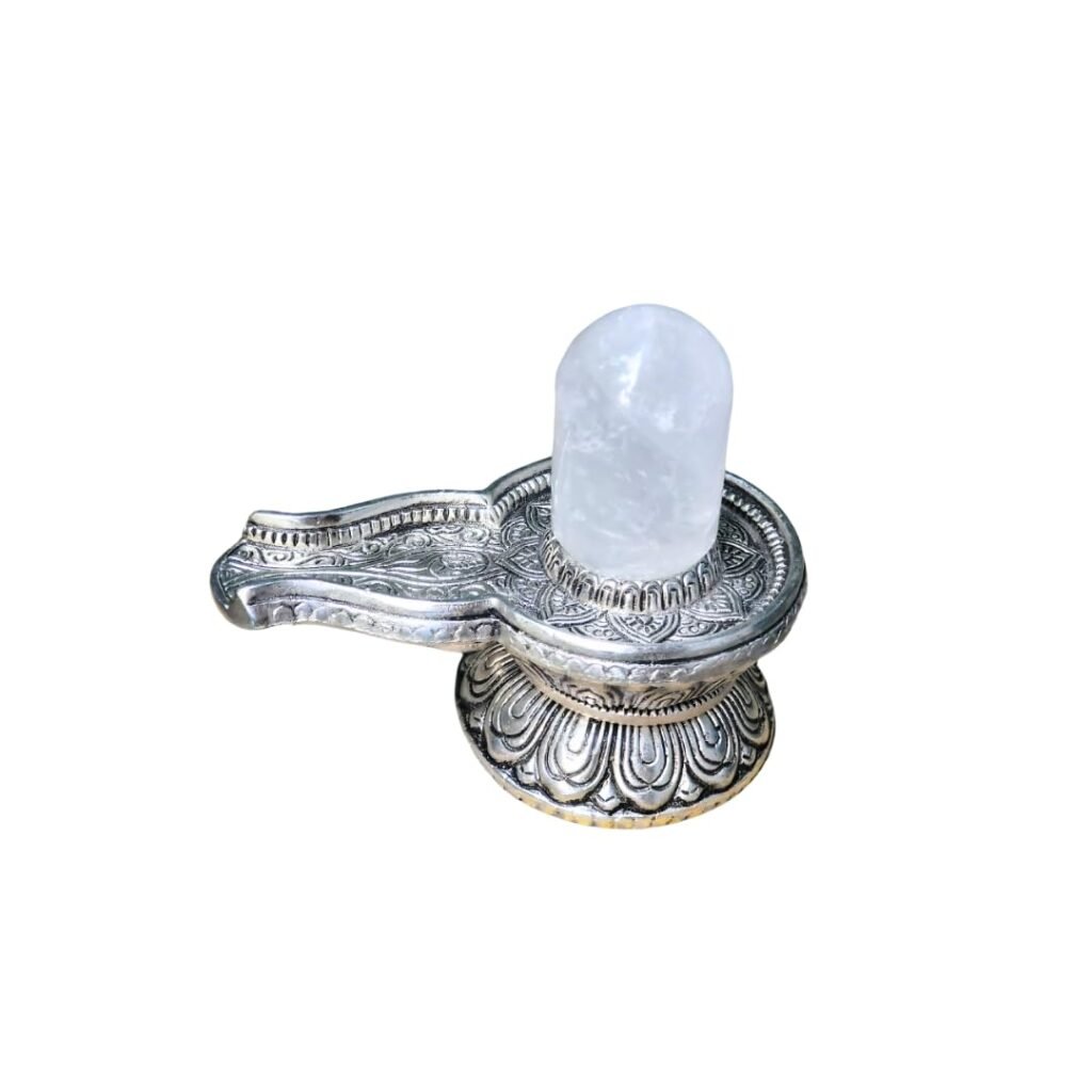 Natural Crystal Shivling With Certification