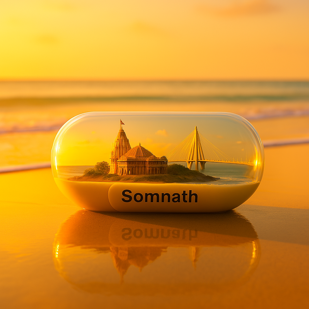 Somnath Temple in Gujarat