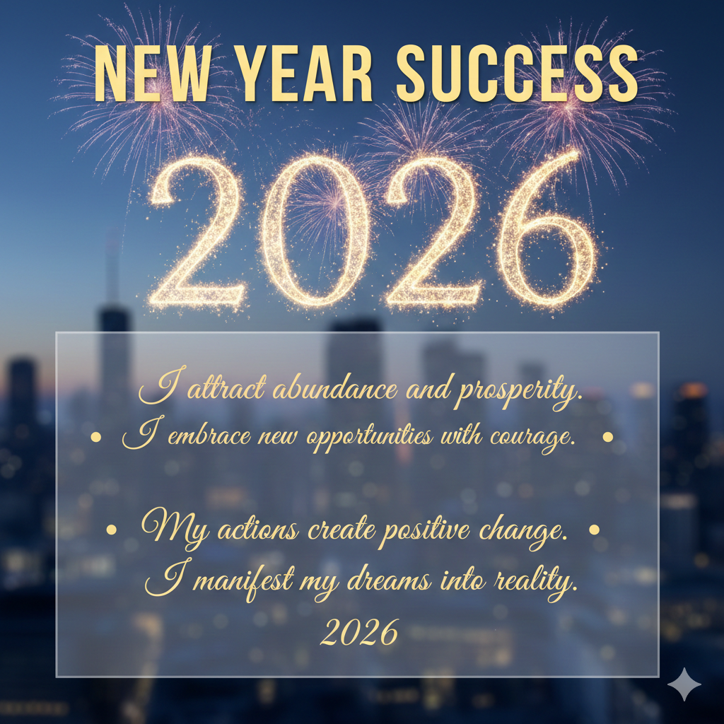 Best Affirmations for New Year Success in 2026