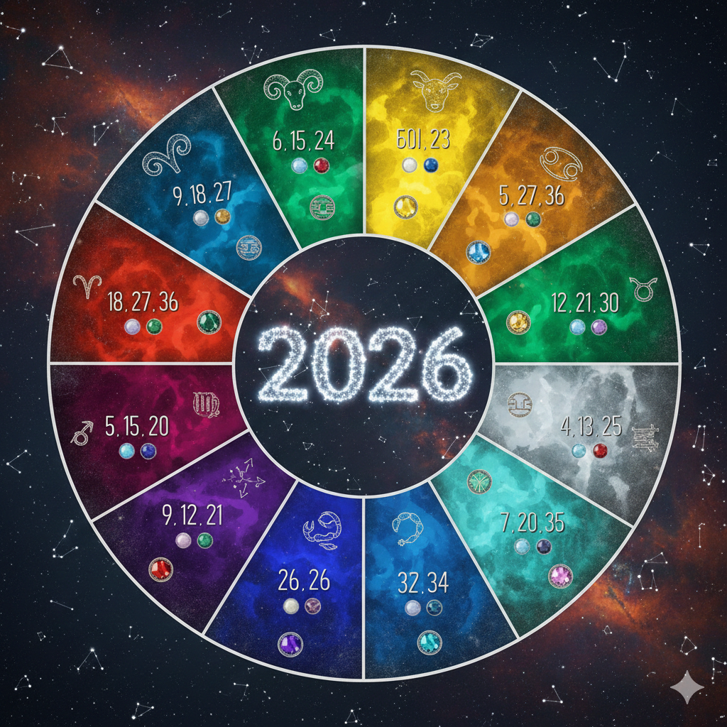 Lucky Colors and Numbers