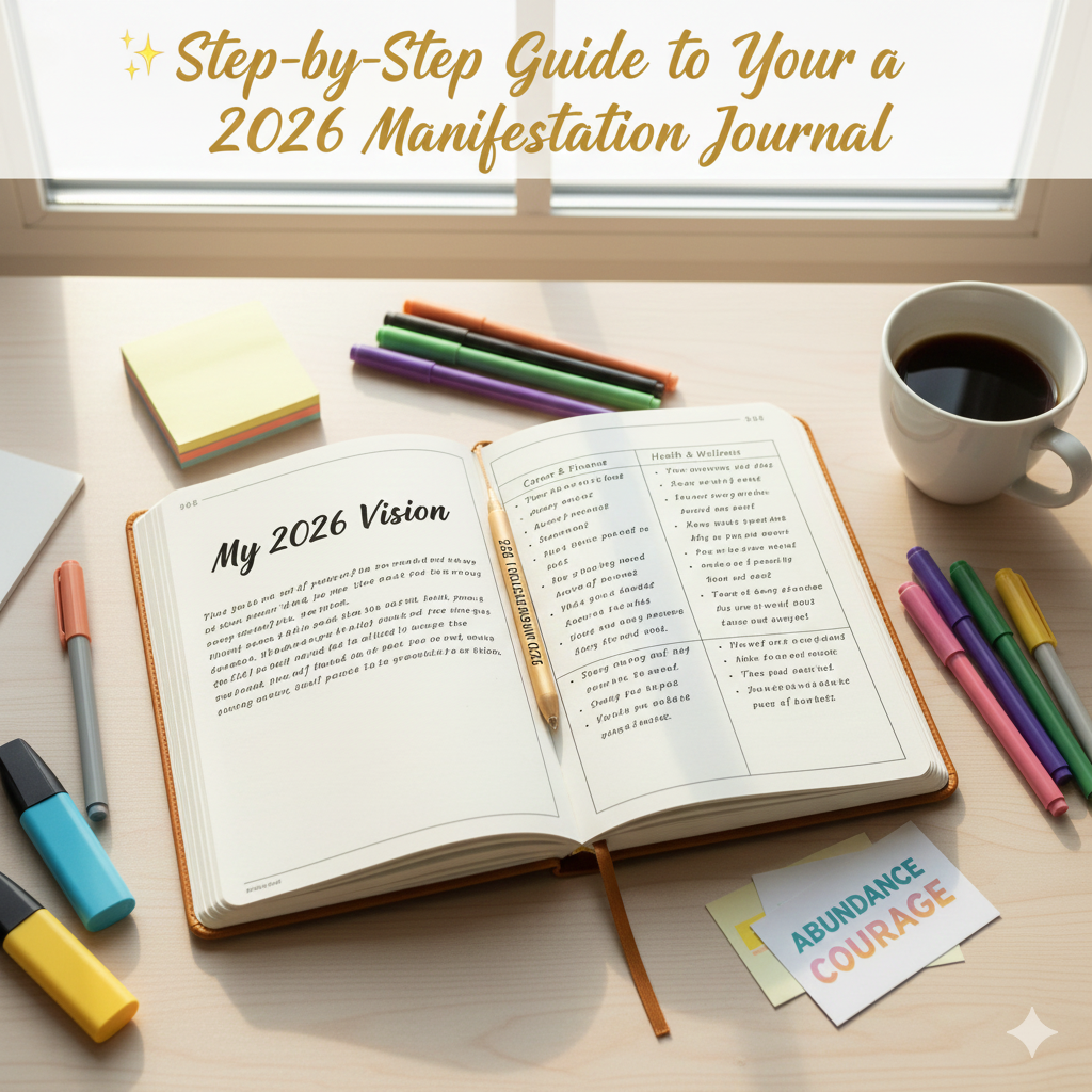 Step by Step Guide to Create a Manifestation Journal for 2026